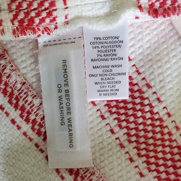 Loft Riviera White and Red Short - Size 2 - Picture 9 of 10